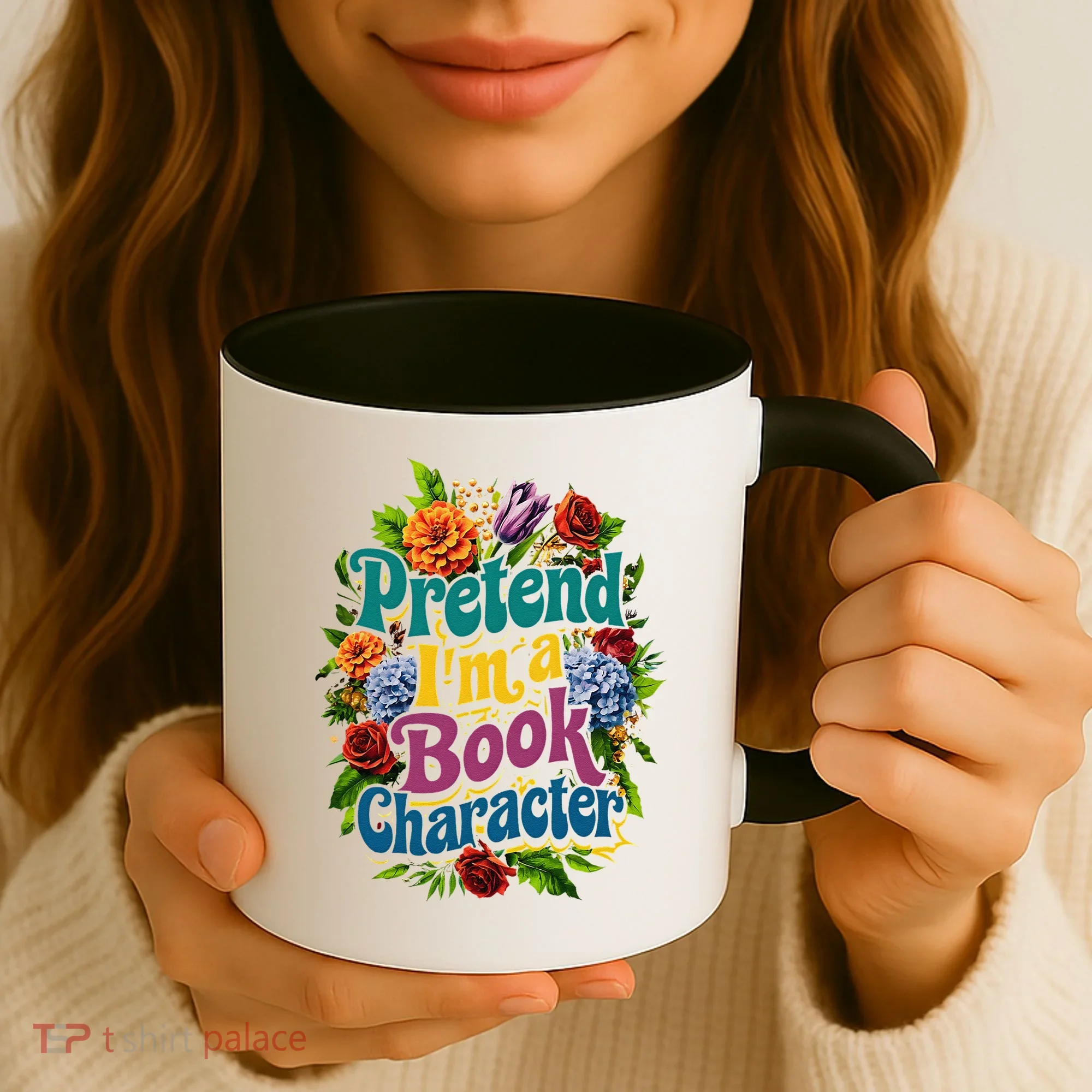 Funny Pretend Im A Book Character Coffee Mug