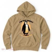 Funny Penguin Im Not Short Im Penguin Size Hoodie thumb 0