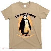 Funny Penguin Im Not Short Im Penguin Size T-Shirt thumb 0