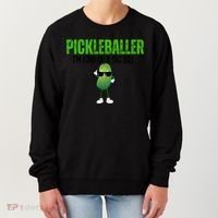 Funny Pickleballer IM Kind Of A Big Dill Pickleball Lover Funny Gift Women's Sweatshirt thumb 0