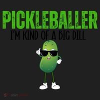 Funny Pickleballer IM Kind Of A Big Dill Pickleball Lover Funny Gift Hat thumb 2