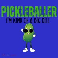 Funny Pickleballer IM Kind Of A Big Dill Pickleball Lover Funny Gift Mousepad thumb 1