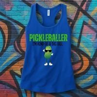 Funny Pickleballer IM Kind Of A Big Dill Pickleball Lover Funny Gift Women's Tank Top thumb 3