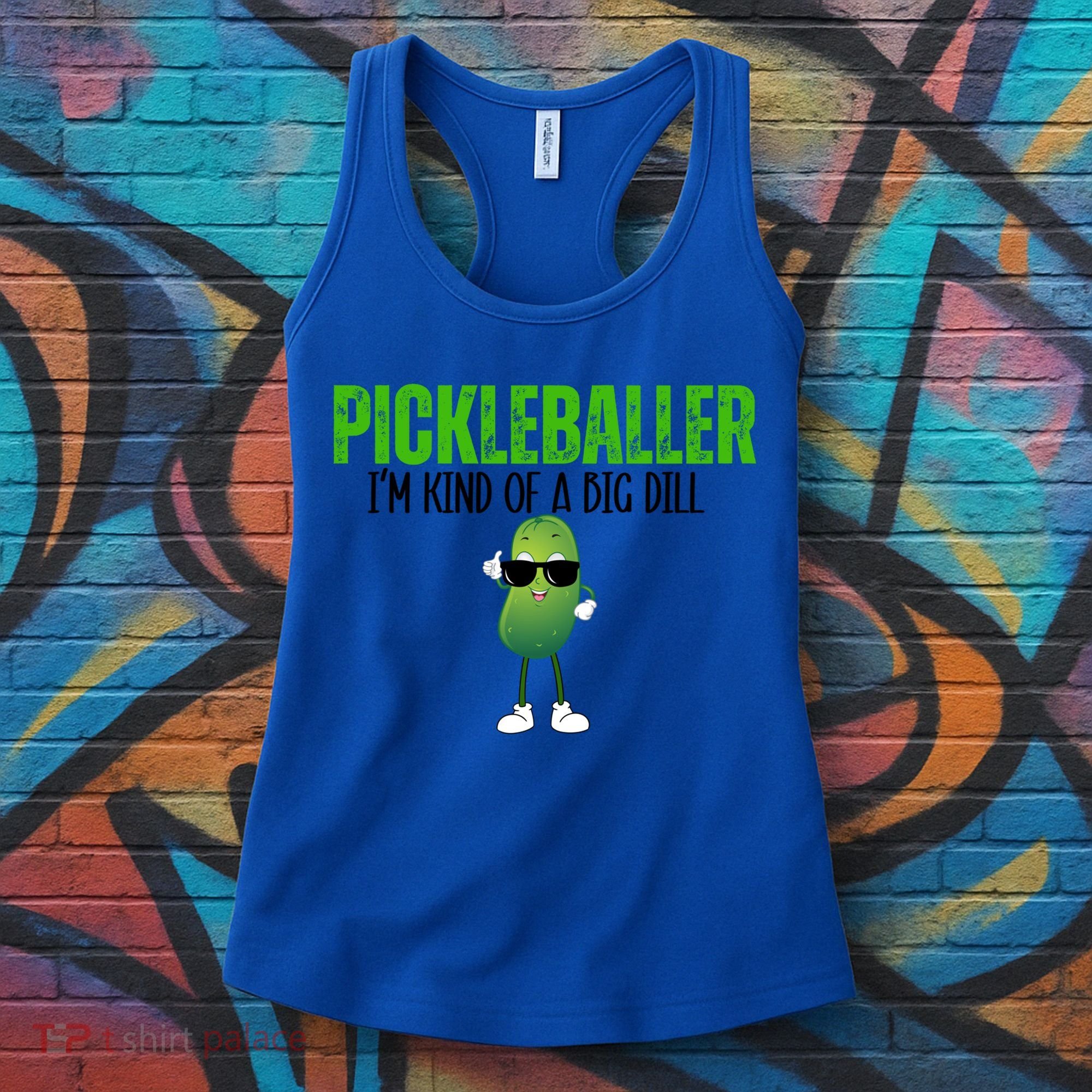 Funny Pickleballer IM Kind Of A Big Dill Pickleball Lover Funny Gift Women's Tank Top
