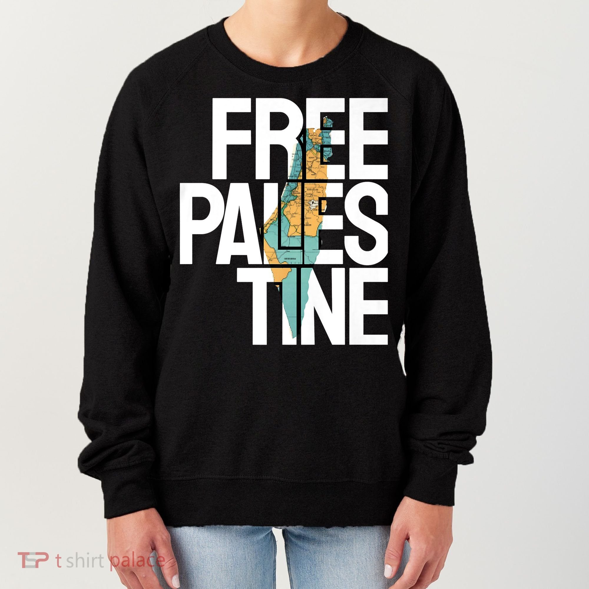 Free Palestine I Stand With Palestine Women's Sweatshirt