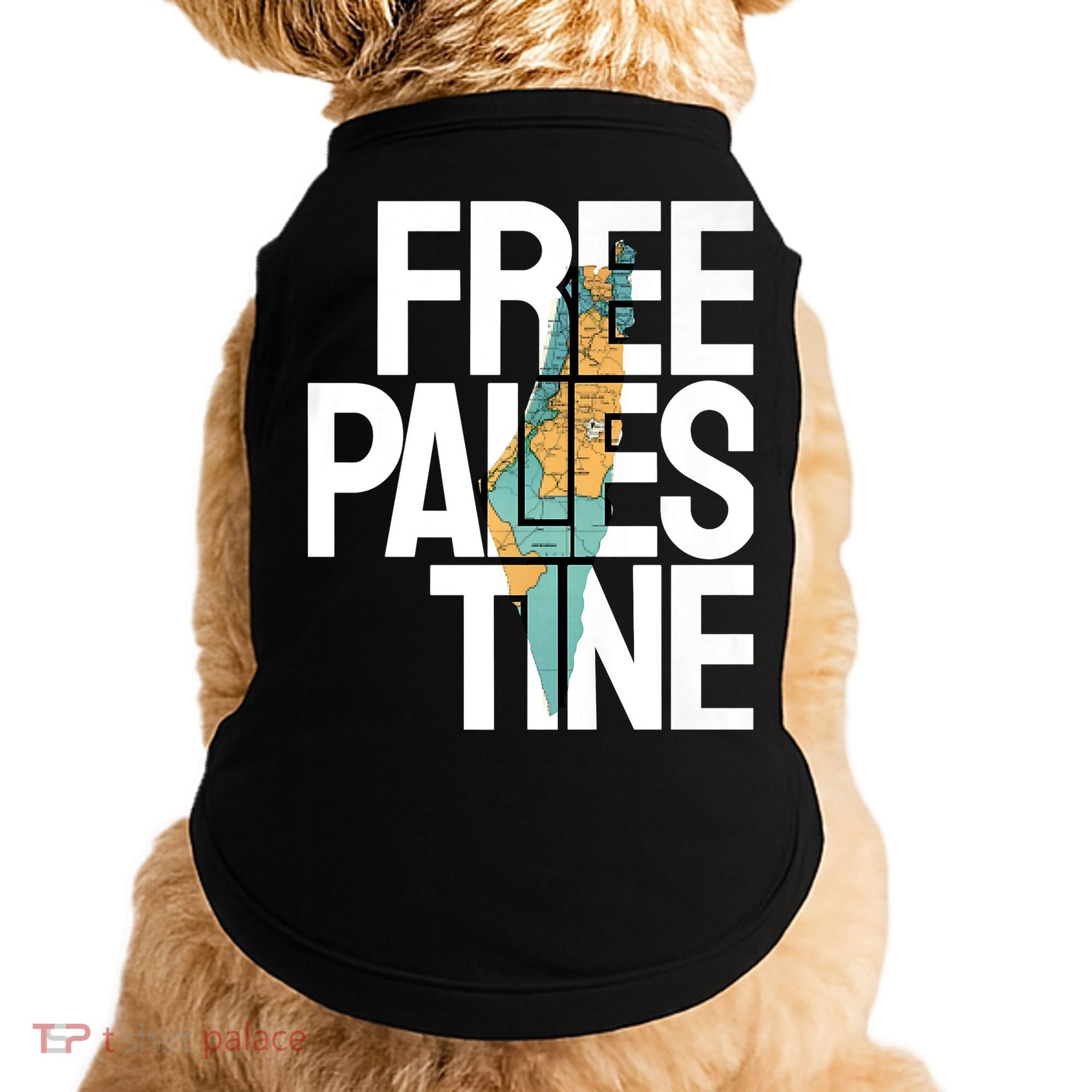 Free Palestine I Stand With Palestine Doggie Tank