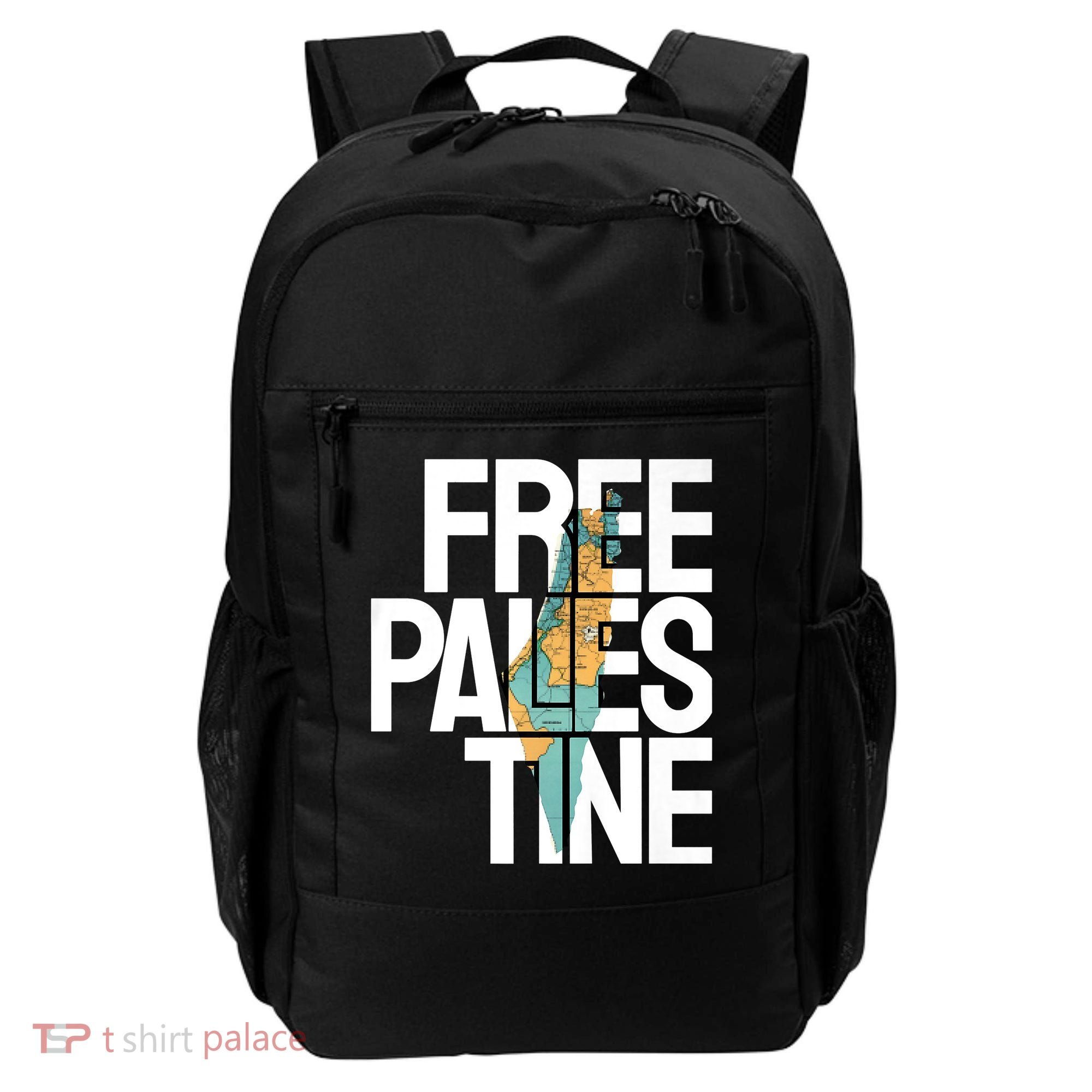 Free Palestine I Stand With Palestine Backpack