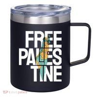 Free Palestine I Stand With Palestine 12oz Stainless Steel Coffee Mug thumb 0