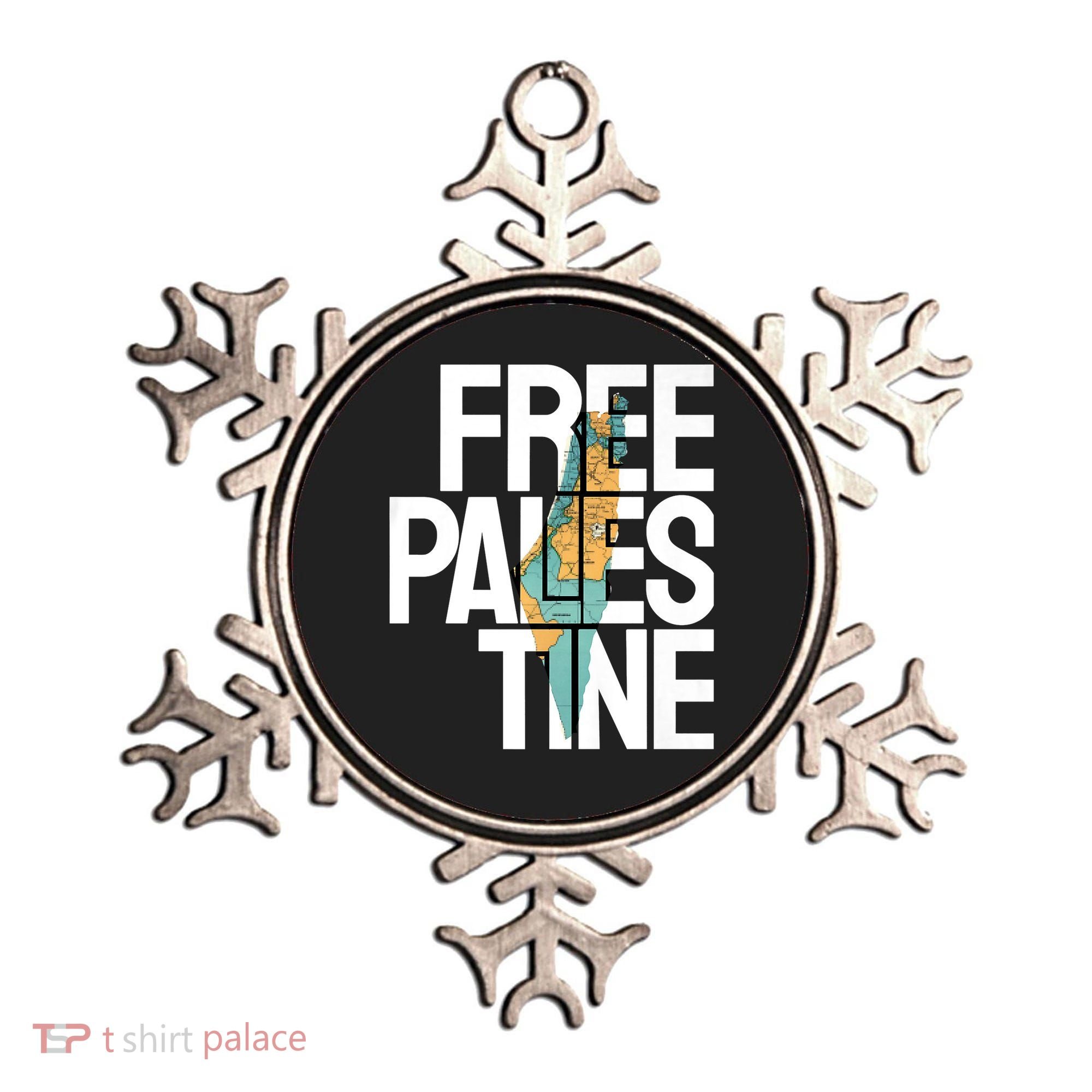 Free Palestine I Stand With Palestine Ornament