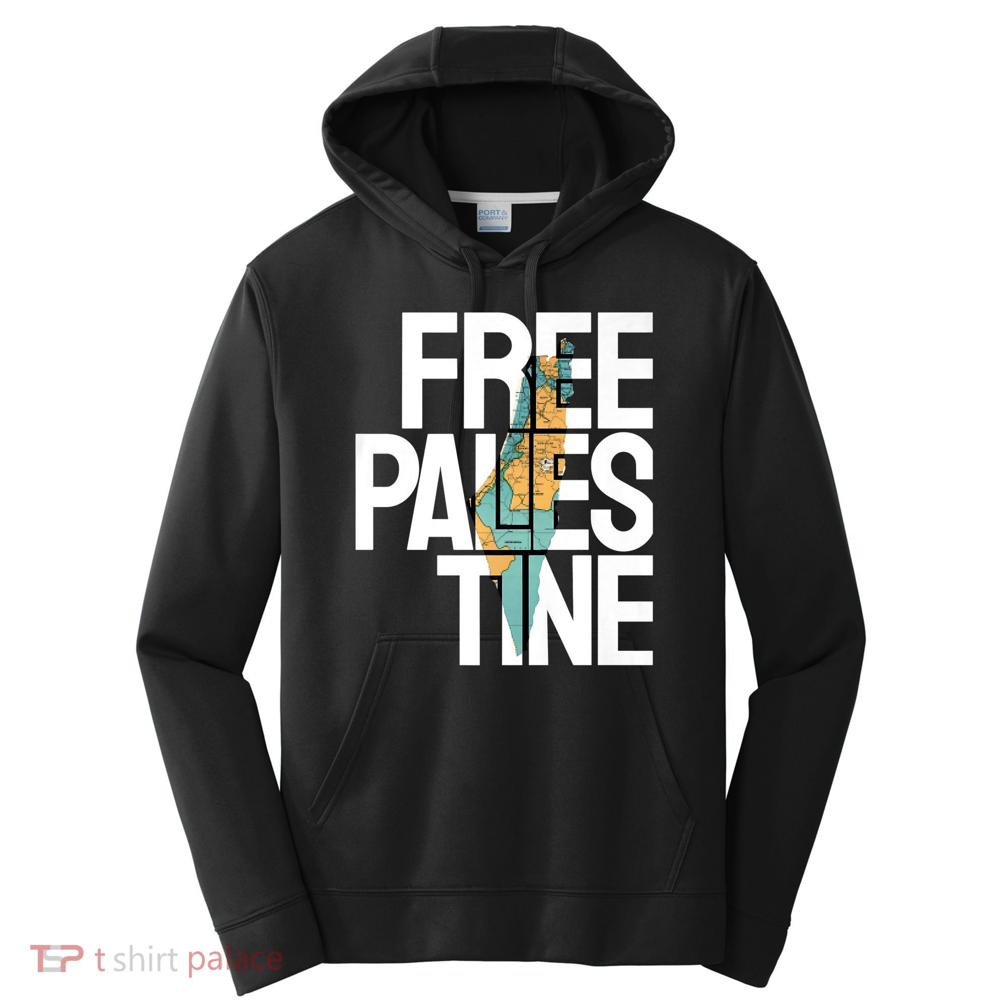 Free Palestine I Stand With Palestine Performance Fleece Hoodie