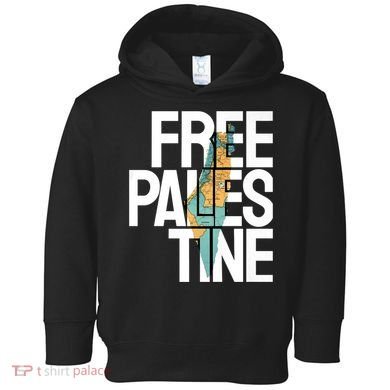 Free Palestine I Stand With Palestine Toddler Hoodie