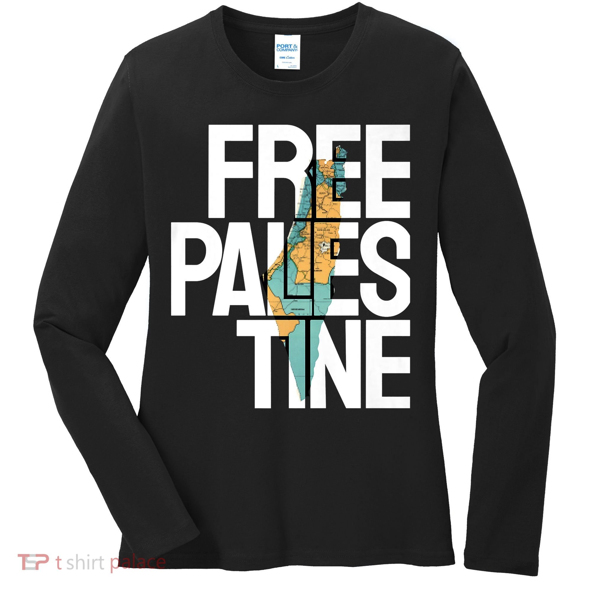 Free Palestine I Stand With Palestine Women's Long Sleeve Shirt