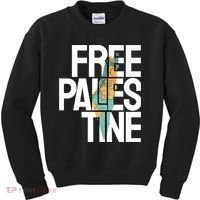 Free Palestine I Stand With Palestine Kids Sweatshirt thumb 0