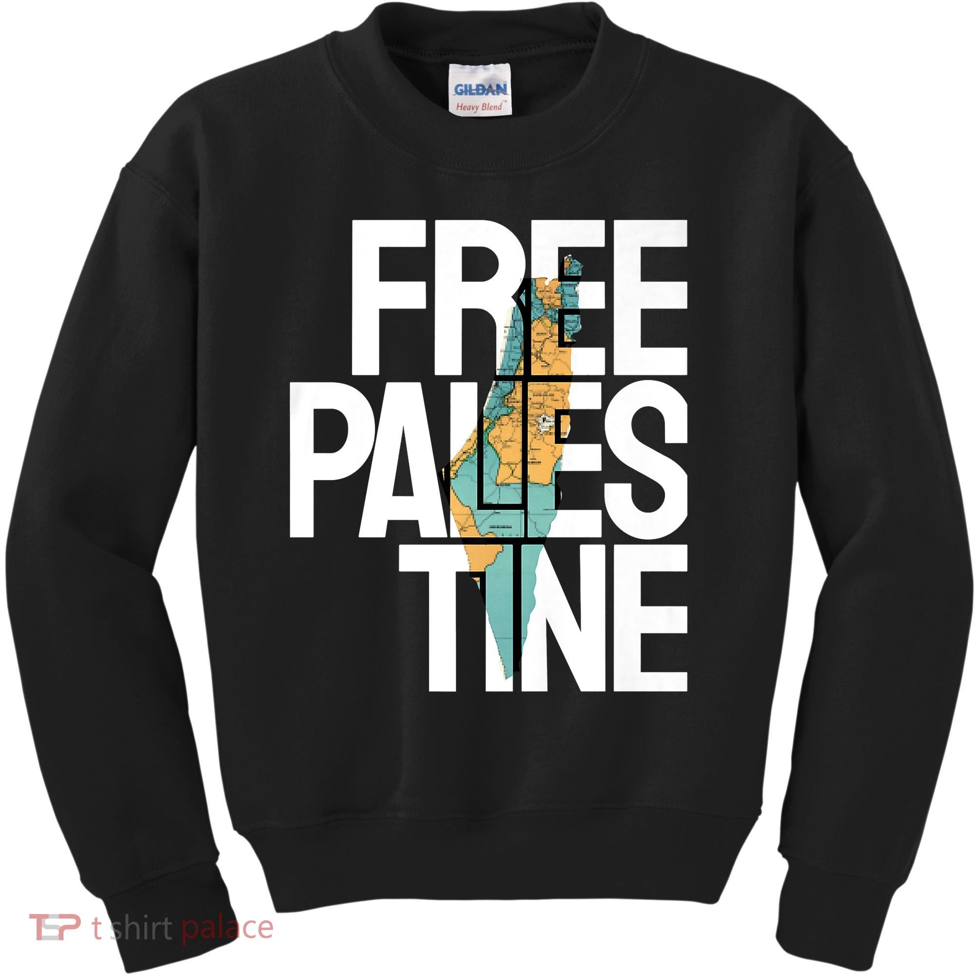 Free Palestine I Stand With Palestine Kids Sweatshirt