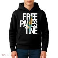 Free Palestine I Stand With Palestine Kids Hoodie thumb 4