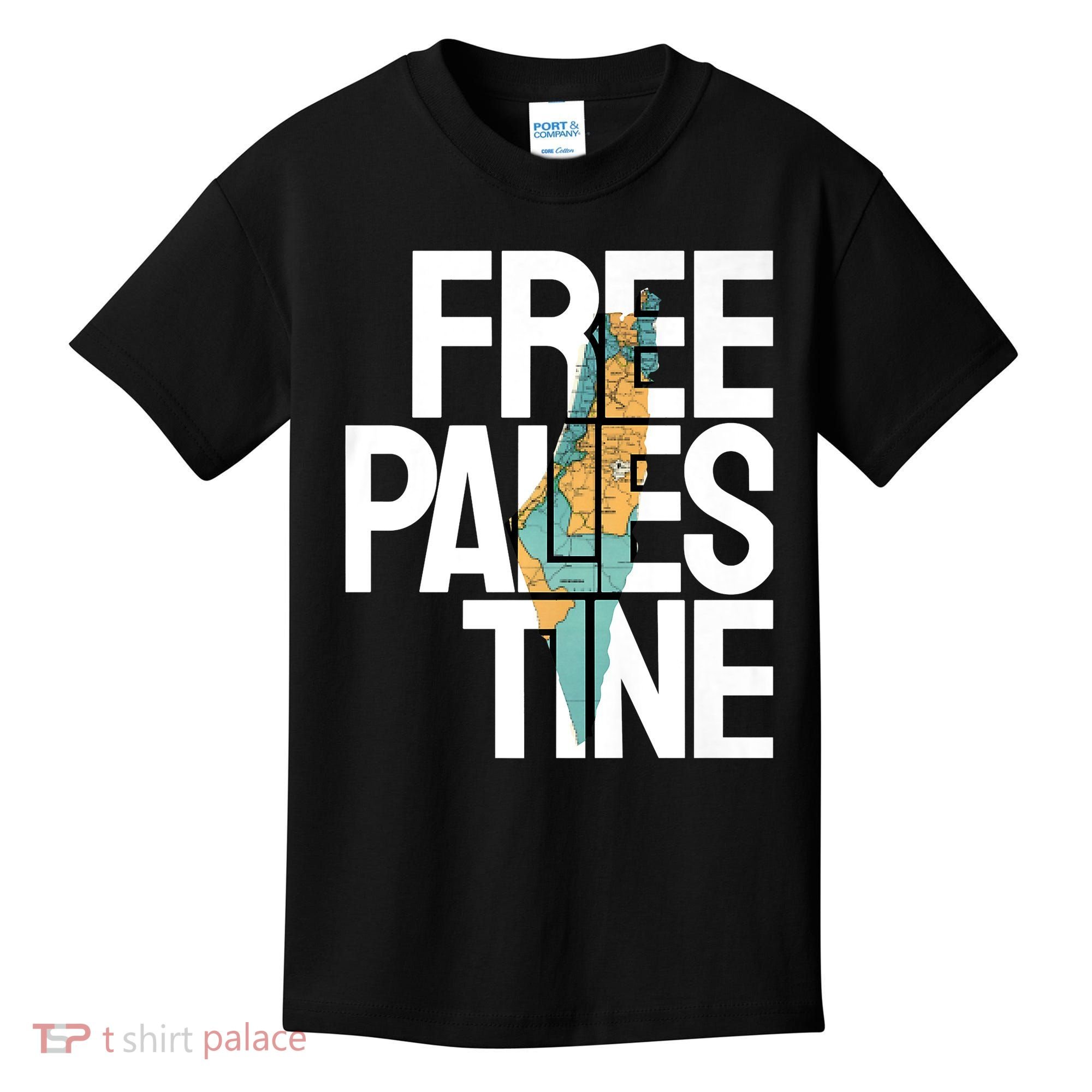 Free Palestine I Stand With Palestine Kids T-Shirt