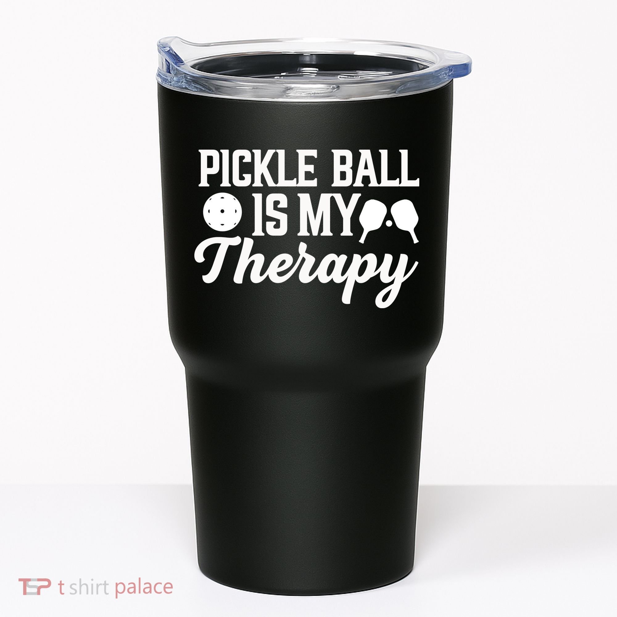 Funny Pickleball Is My Therapy Pickleball Player Humor Tumbler