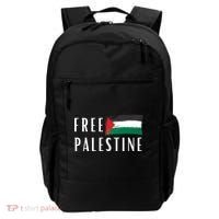 Free Palestine I Support Palestine Freedom Flag Free Gaza Cool Gift Backpack thumb 0