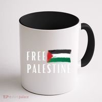 Free Palestine I Support Palestine Freedom Flag Free Gaza Cool Gift Coffee Mug thumb 1