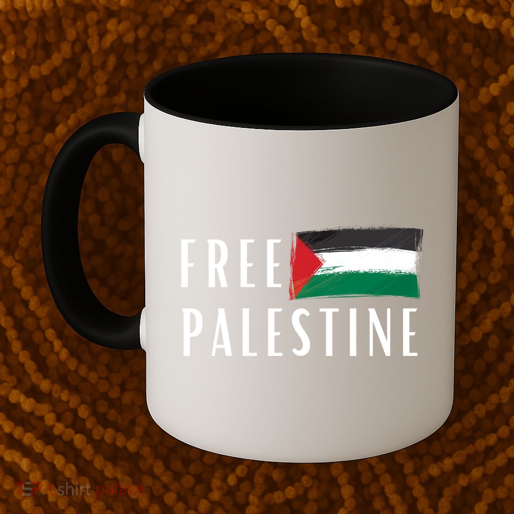 Free Palestine I Support Palestine Freedom Flag Free Gaza Cool Gift Coffee Mug