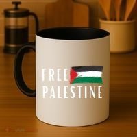 Free Palestine I Support Palestine Freedom Flag Free Gaza Cool Gift Coffee Mug thumb 4