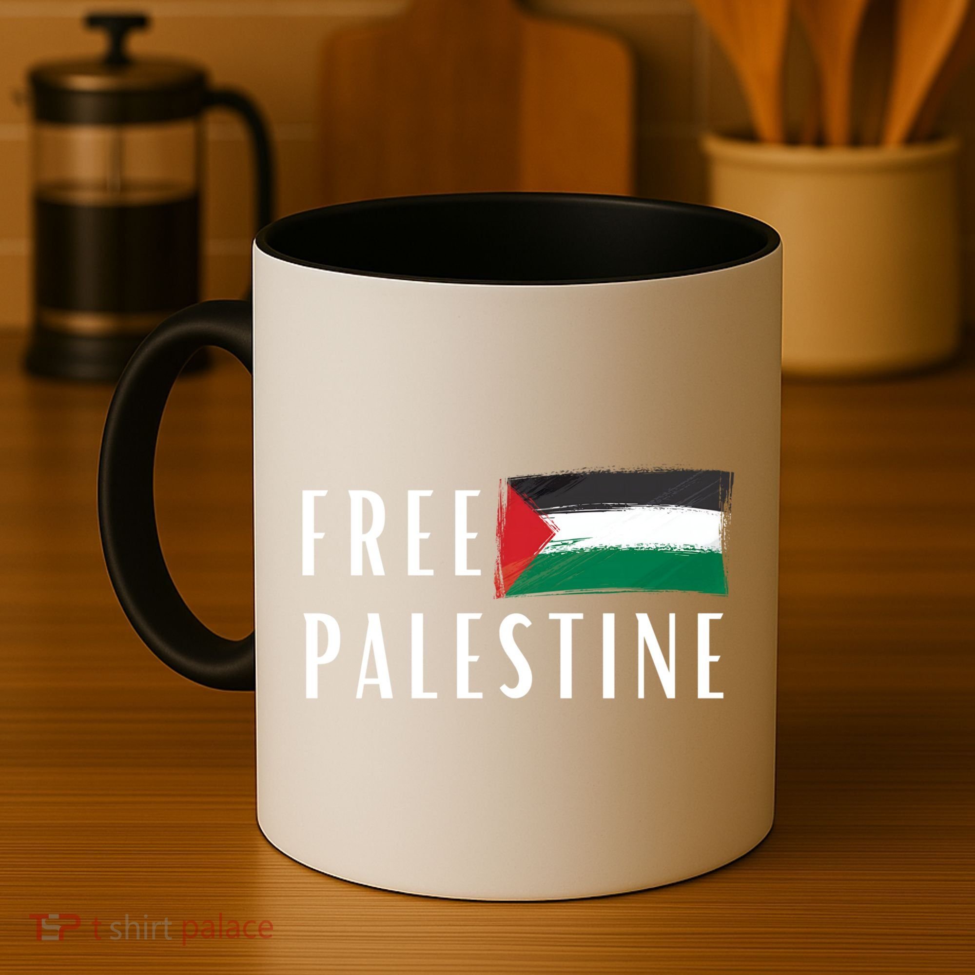 Free Palestine I Support Palestine Freedom Flag Free Gaza Cool Gift Coffee Mug