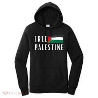 Free Palestine I Support Palestine Freedom Flag Free Gaza Cool Gift Women's Hoodie thumb 0