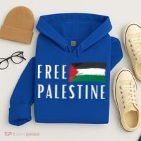 Free Palestine I Support Palestine Freedom Flag Free Gaza Cool Gift Hoodie thumb 4