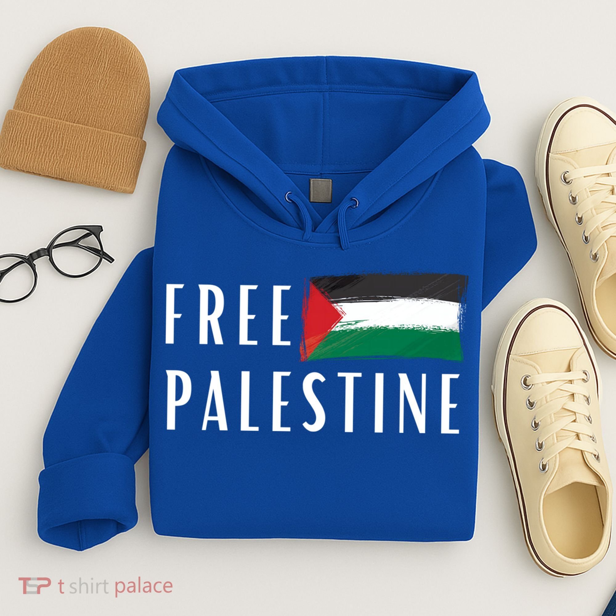Free Palestine I Support Palestine Freedom Flag Free Gaza Cool Gift Hoodie