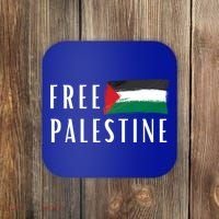 Free Palestine I Support Palestine Freedom Flag Free Gaza Cool Gift Coaster thumb 0
