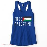 Free Palestine I Support Palestine Freedom Flag Free Gaza Cool Gift Women's Tank Top thumb 0