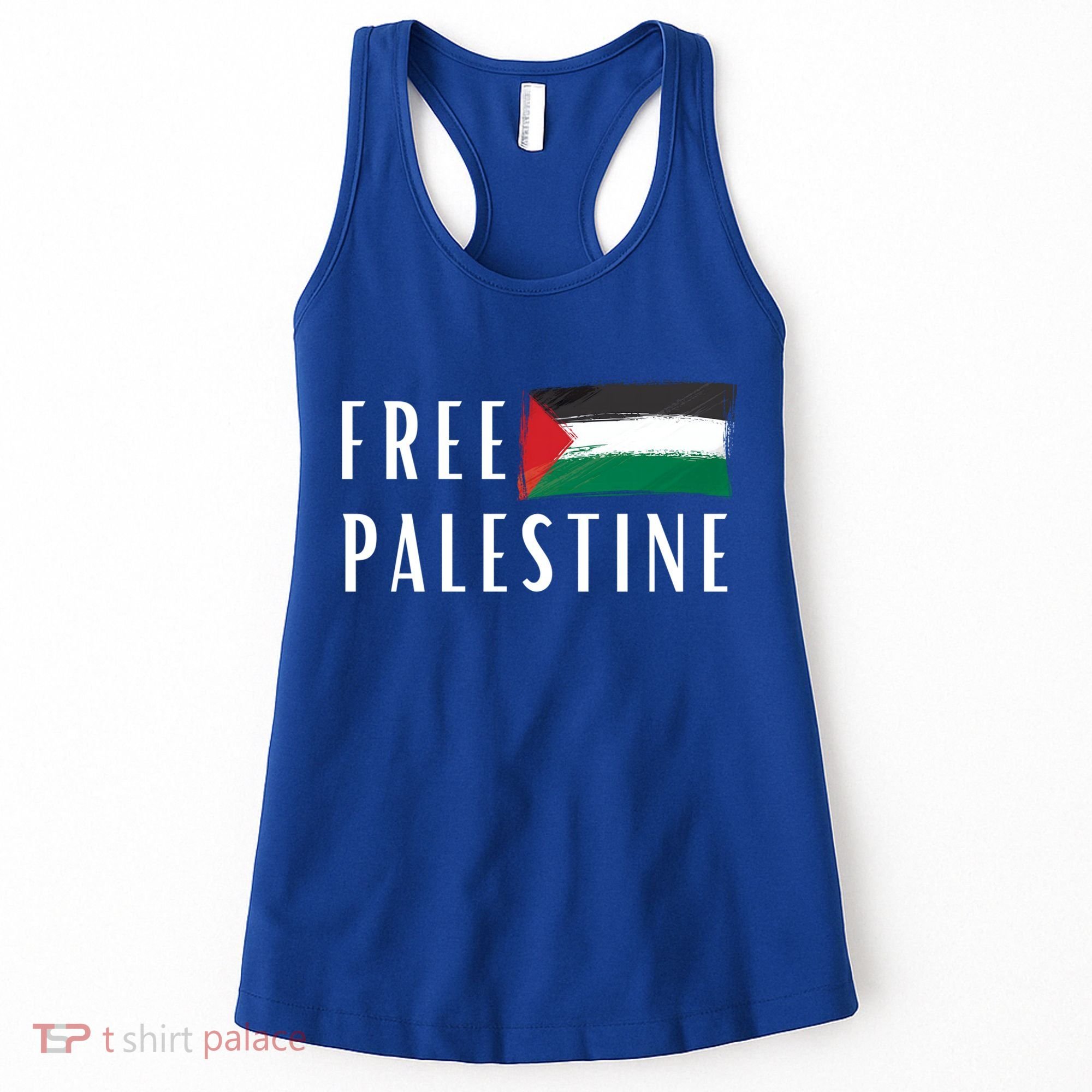 Free Palestine I Support Palestine Freedom Flag Free Gaza Cool Gift Women's Tank Top