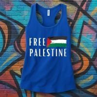 Free Palestine I Support Palestine Freedom Flag Free Gaza Cool Gift Women's Tank Top thumb 3