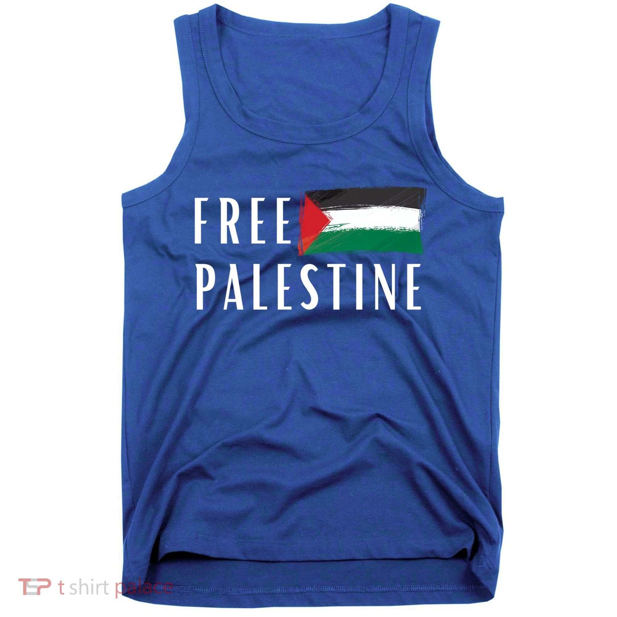 Free Palestine I Support Palestine Freedom Flag Free Gaza Cool Gift Tank Top