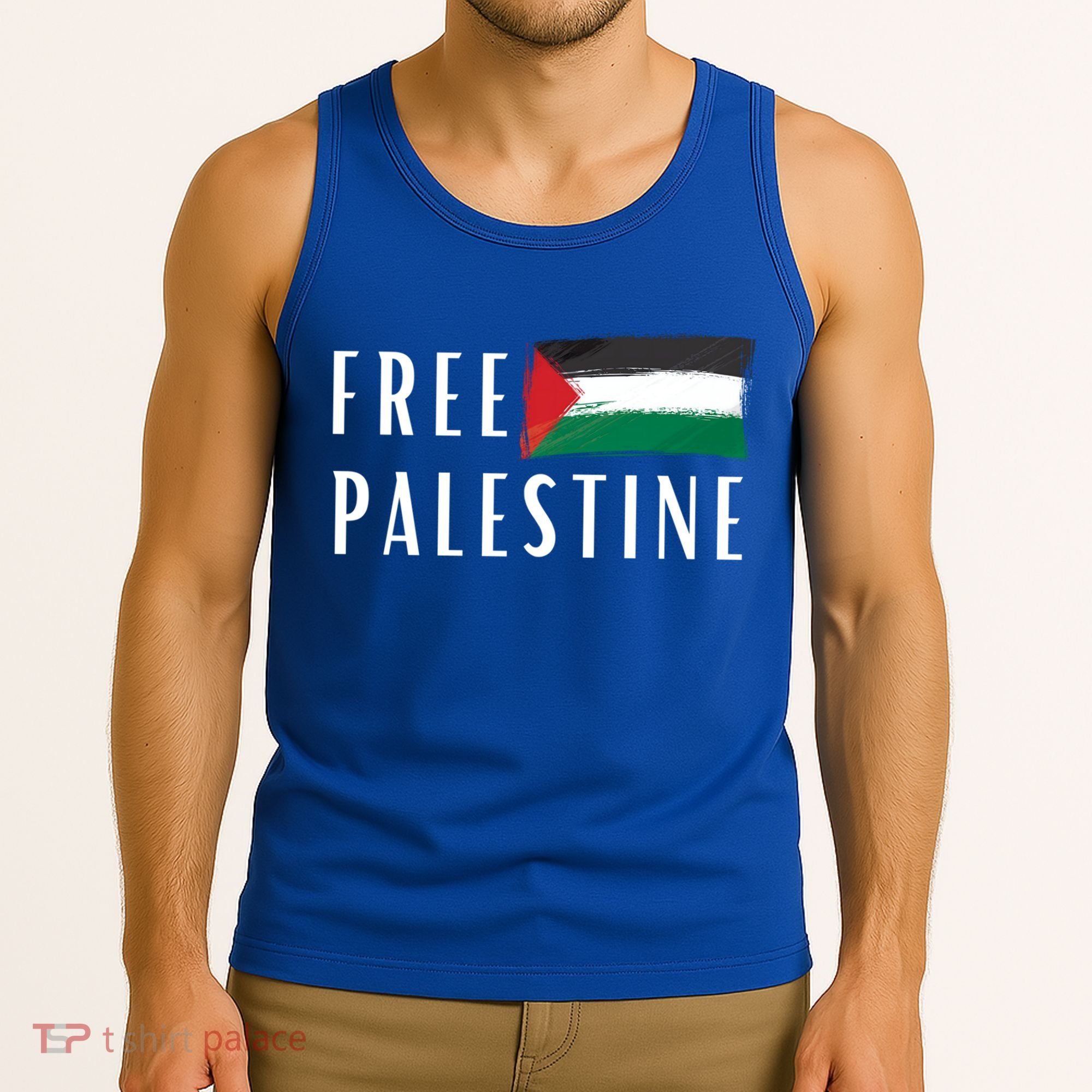 Free Palestine I Support Palestine Freedom Flag Free Gaza Cool Gift Tank Top