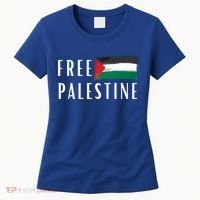 Free Palestine I Support Palestine Freedom Flag Free Gaza Cool Gift Women's T-Shirt thumb 0