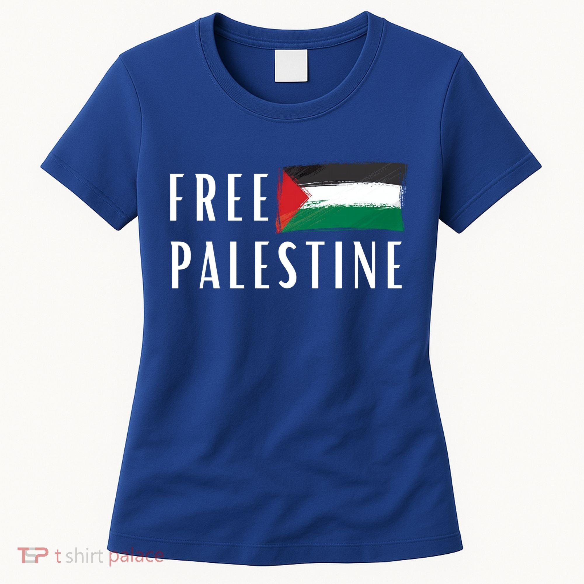 Free Palestine I Support Palestine Freedom Flag Free Gaza Cool Gift Women's T-Shirt