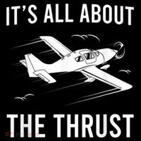 Funny Pilot It's All About The Thrust Airplane Pilot Visor thumb 3
