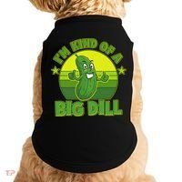 Funny Pickle I'm Kind Of A Big Dill Doggie Tank thumb 0