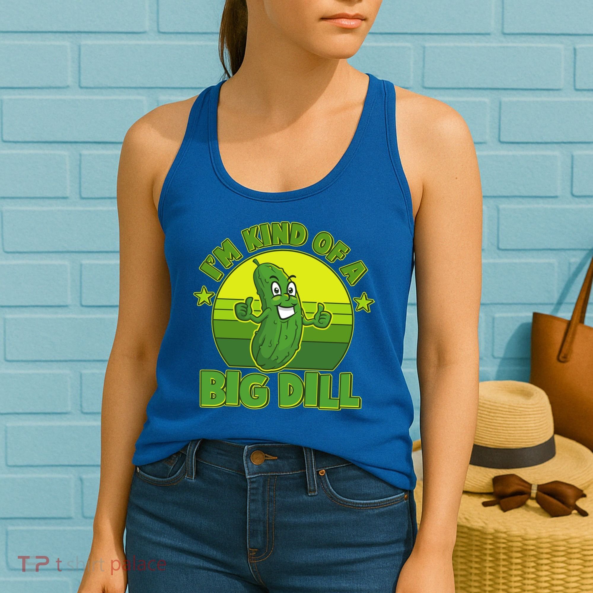 Funny Pickle I'm Kind Of A Big Dill Women's Tank Top