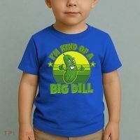 Funny Pickle I'm Kind Of A Big Dill Toddler T-Shirt thumb 2