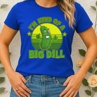 Funny Pickle I'm Kind Of A Big Dill Women's T-Shirt thumb 2