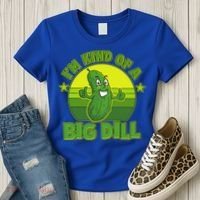 Funny Pickle I'm Kind Of A Big Dill Women's T-Shirt thumb 3