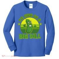 Funny Pickle I'm Kind Of A Big Dill Kids Long Sleeve Shirt thumb 0