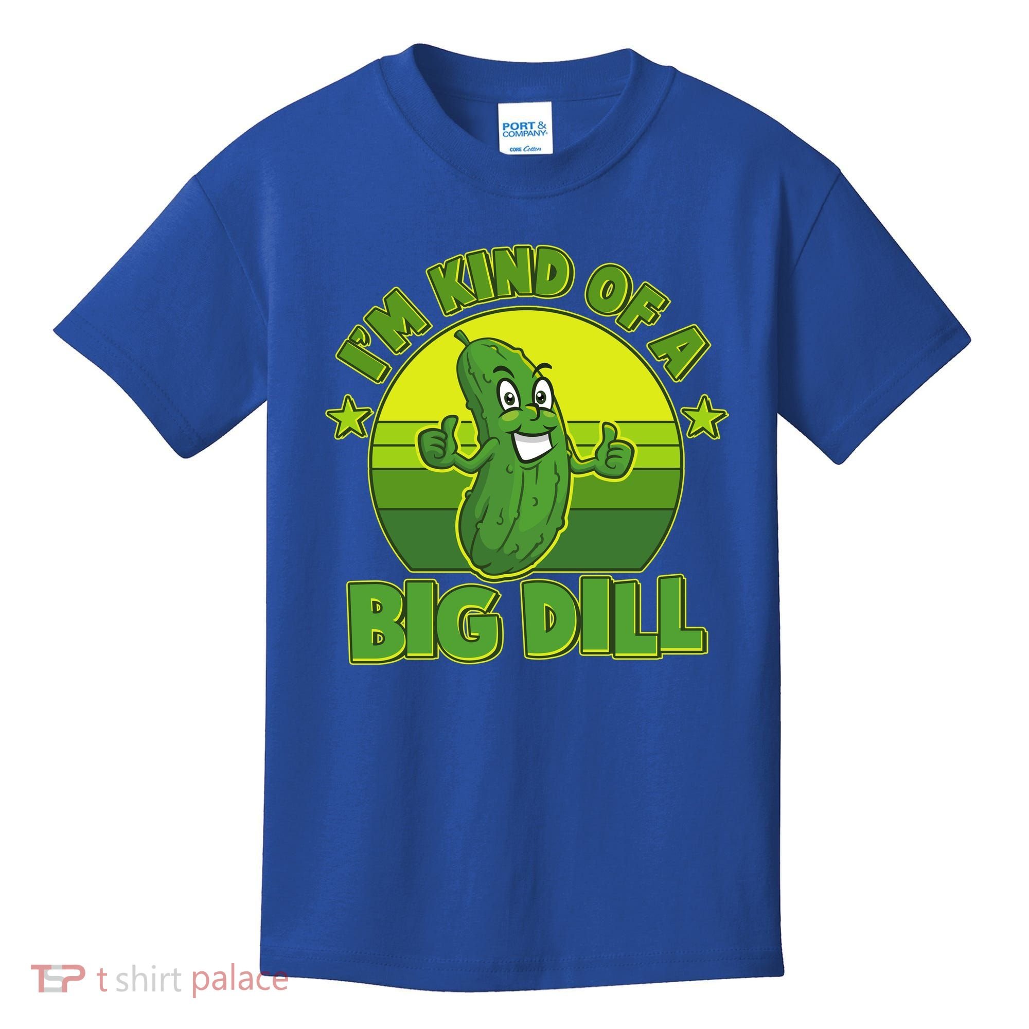 Funny Pickle I'm Kind Of A Big Dill Kids T-Shirt