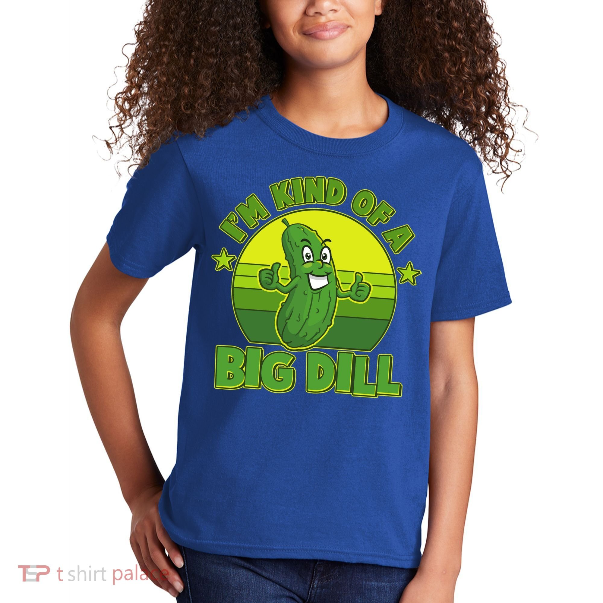 Funny Pickle I'm Kind Of A Big Dill Kids T-Shirt