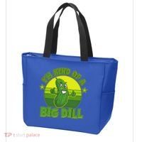 Funny Pickle I'm Kind Of A Big Dill Tote Bag thumb 3