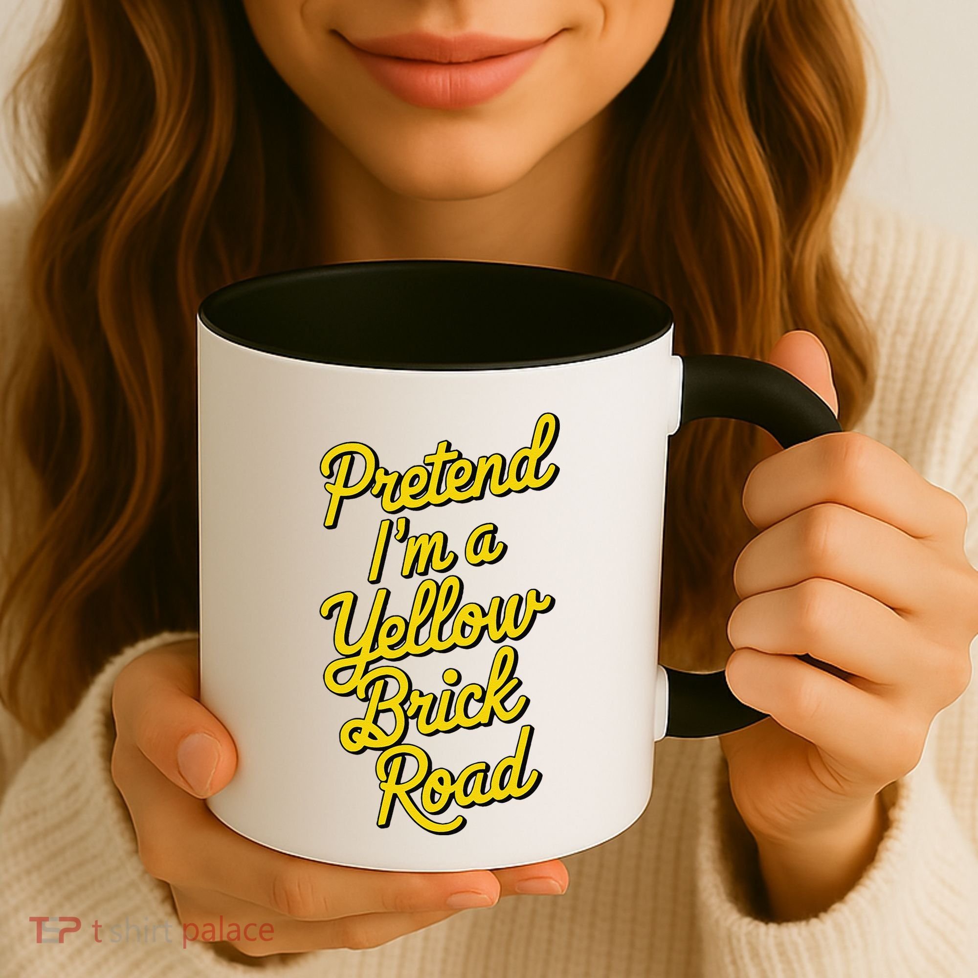 Funny Pretend IM A Yellow Brick Road Coffee Mug