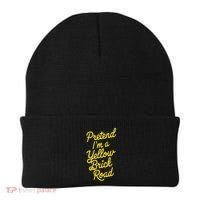 Funny Pretend IM A Yellow Brick Road Beanie thumb 0