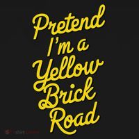 Funny Pretend IM A Yellow Brick Road Ornament thumb 1